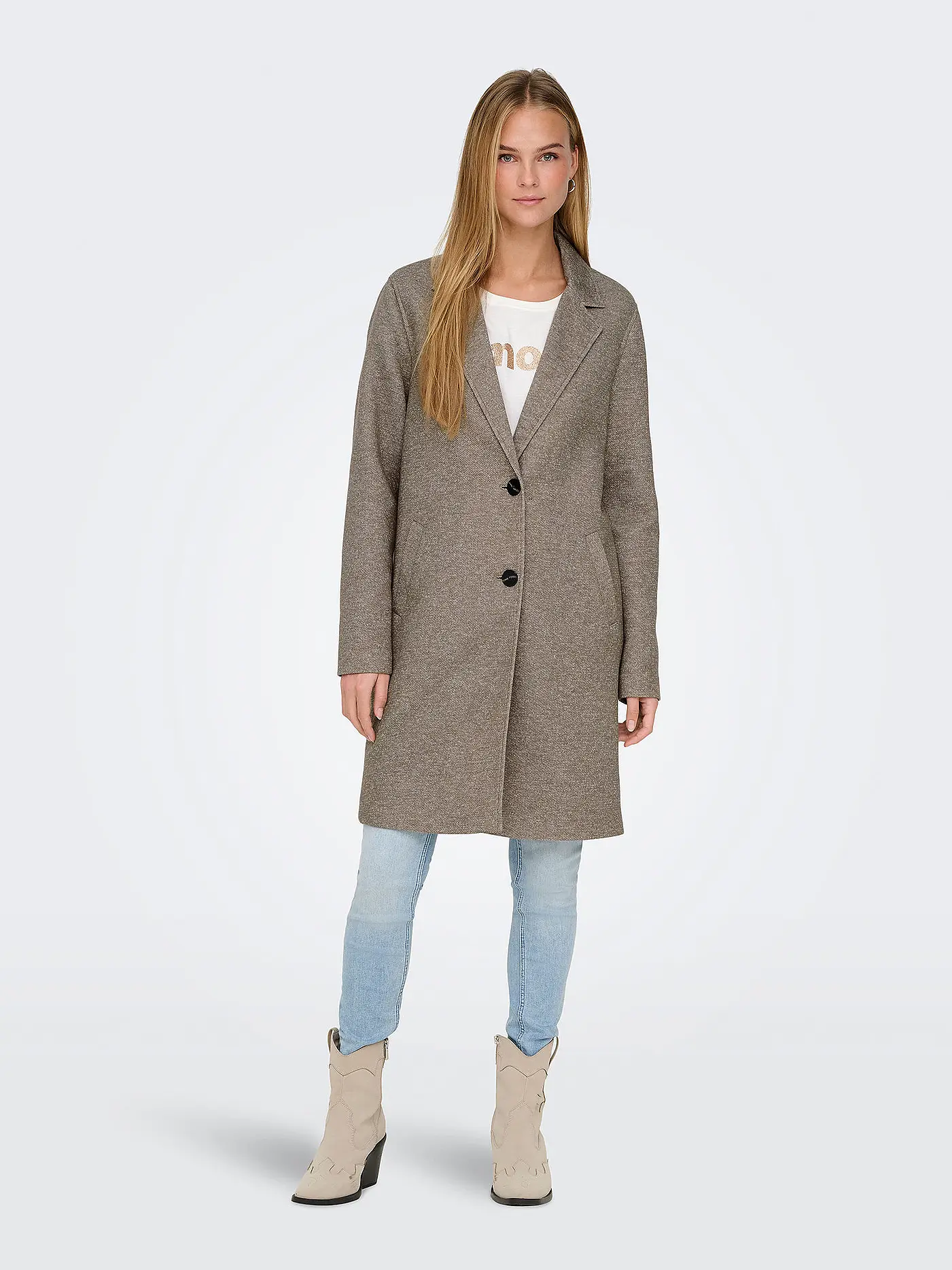 ONLY | Mantel ONLSEDONA | hellbraun